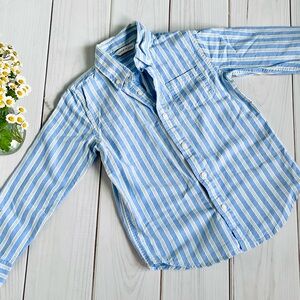 Janie and Jack Blue Stripes Shirt